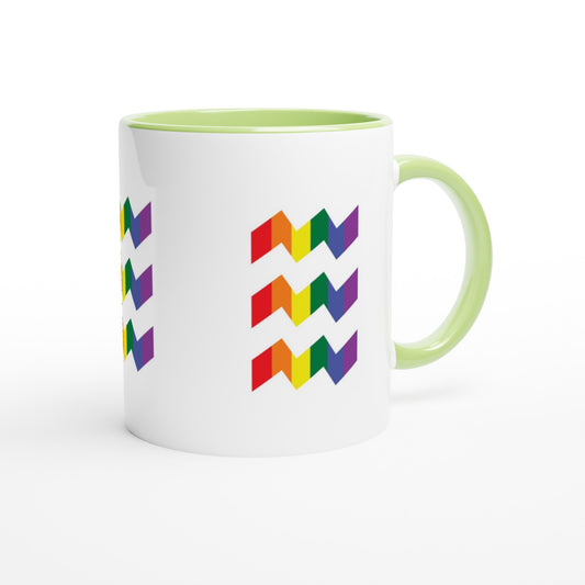 Eindhoven Regenboog Vibes mok met gekleurde binnenkant - Rainbow - Eindje - Vibes