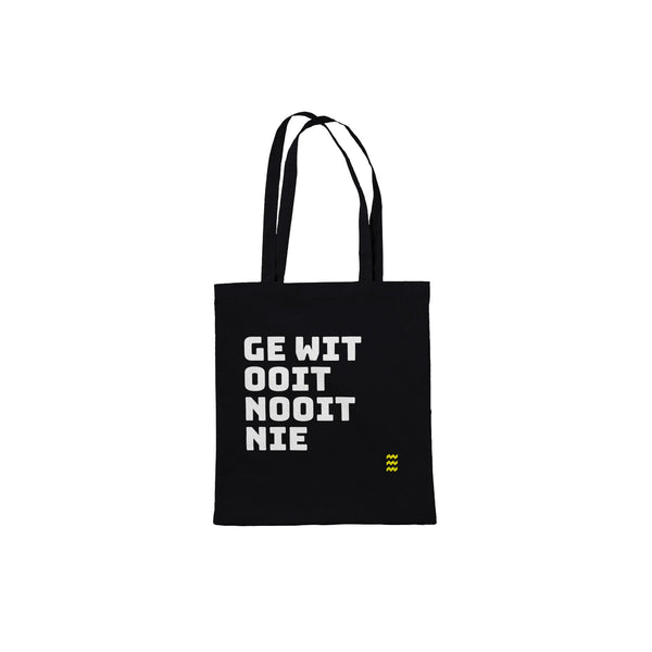 Ge wit ooit nooit nie draagtas - Eindhoven - Eindje - Vibes tas
