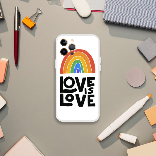 Love is Love telefoonhoesje - iPhone of Android telefoon - Pride