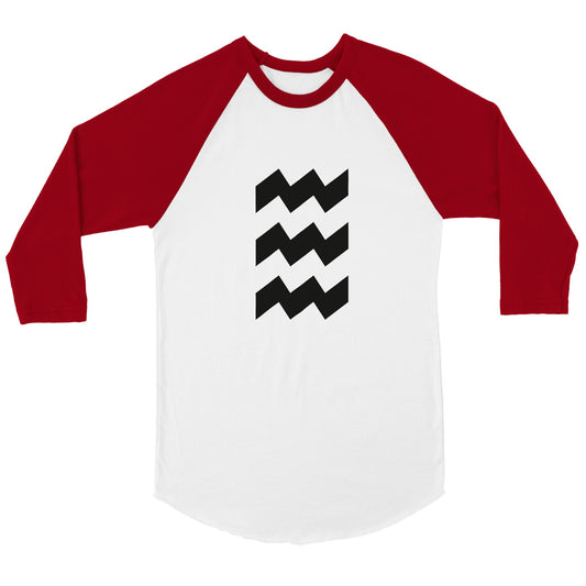 Eindhoven vibes - uniseks raglan T-shirt met 3/4 mouwen - Eindhoven - Eindje - Vibes