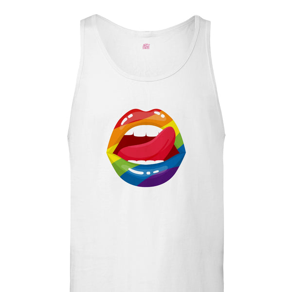 Life gets better together tanktop - premium uniseks tanktop - pride