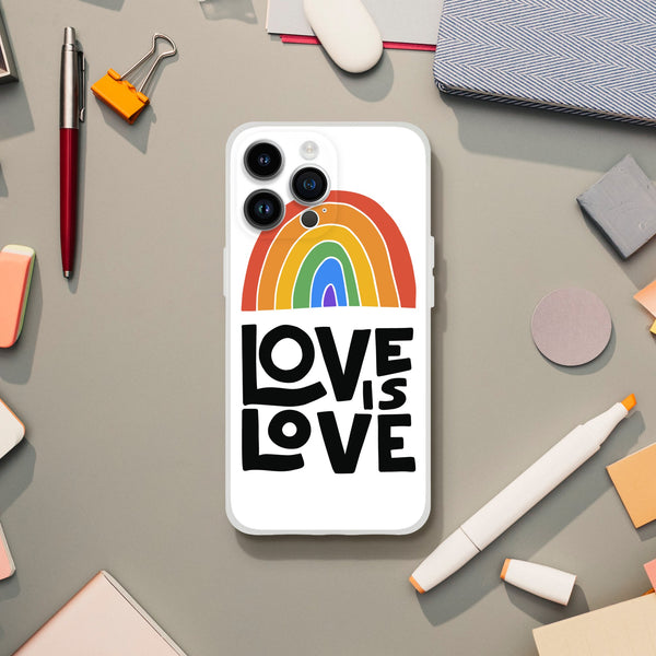 Love is Love telefoonhoesje - iPhone of Android telefoon - Pride