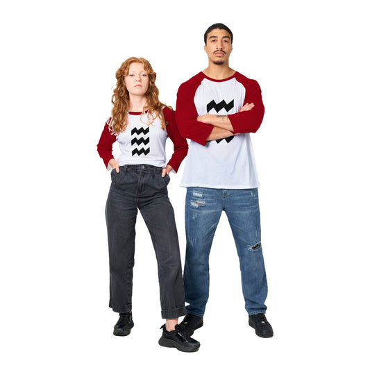 Eindhoven vibes - uniseks raglan T-shirt met 3/4 mouwen - Eindhoven - Eindje - Vibes