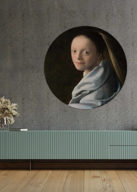 Portret van een jonge vrouw - Johannes Vermeer