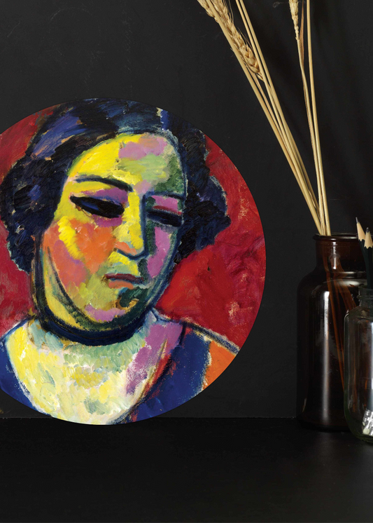 Portret van een vrouw - Alexej von Jawlensky