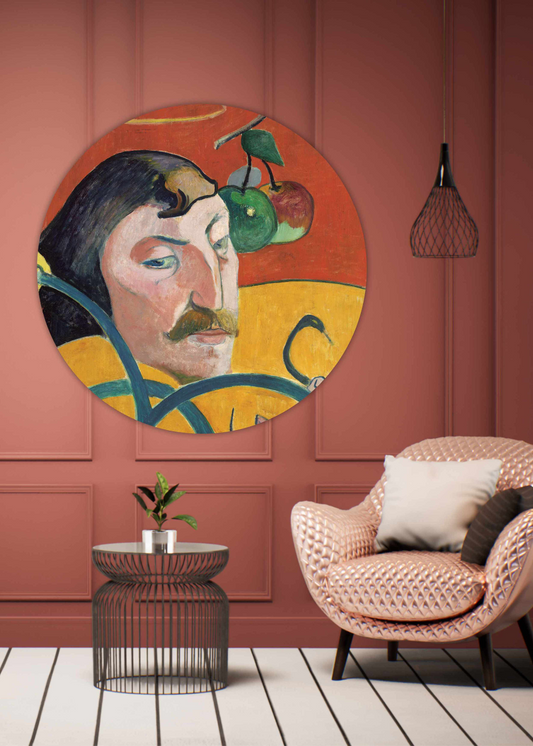 Zelfportret met Halo en Snake - Paul Gauguin