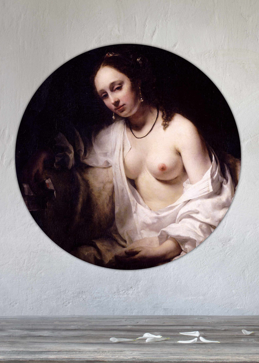 Batsheba met de brief van koning David - Willem Drost
