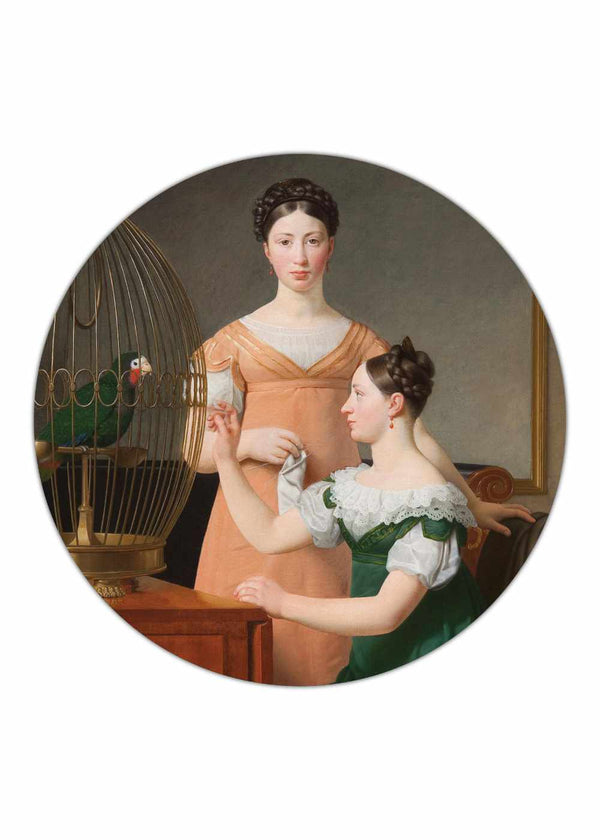 Bella en Hanna, dochters van M. L. Nathanson - Christoffer Wilhelm Eckersberg