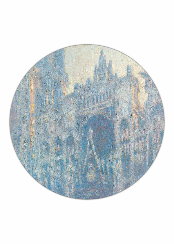Het portaal van de kathedraal van Rouen in ochtend licht - Claude Monet