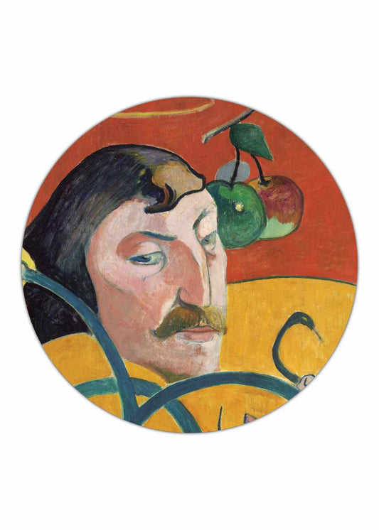 Zelfportret met Halo en Snake - Paul Gauguin
