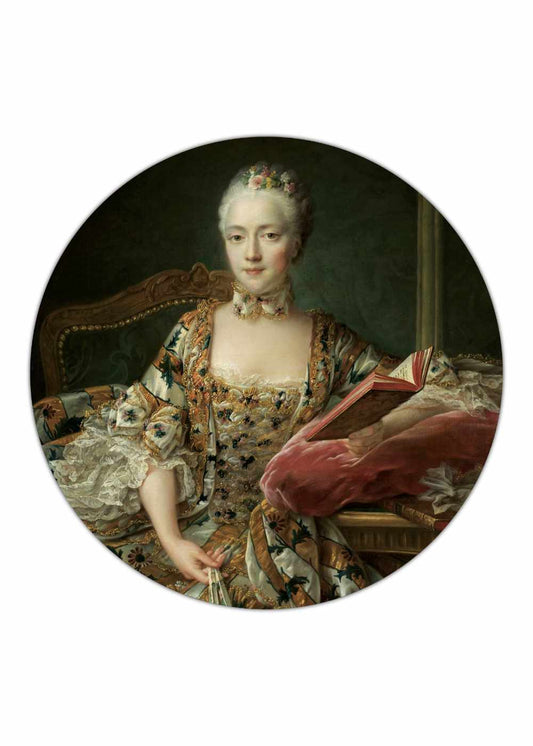 Portret van Marquise d’Aguirandes - François-Hubert Drouais