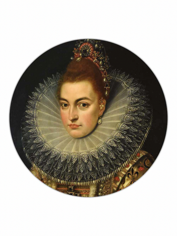 Portret van aartshertogin Isabella - Atelier van Frans Pourbus II