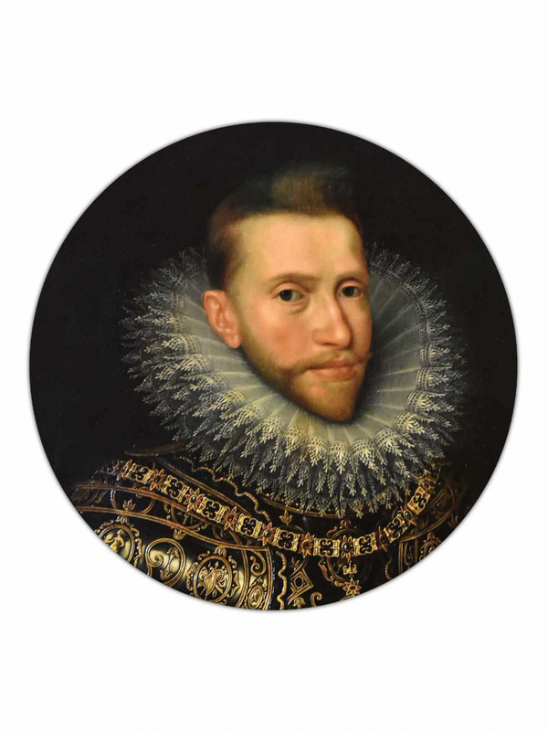 Portret van aartshertog Albrecht - Atelier van Frans Pourbus II