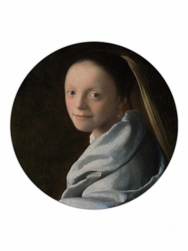 Portret van een jonge vrouw - Johannes Vermeer