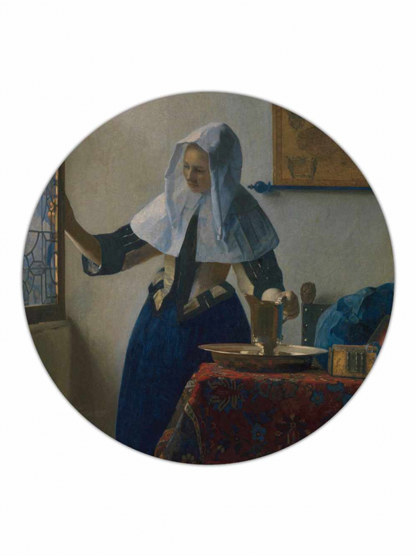 Jonge vrouw met een kruik Water - Johannes Vermeer