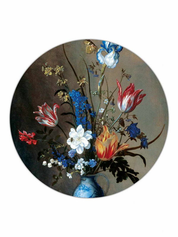 Vaas met bloemen in een stenen nis - Balthasar van der Ast