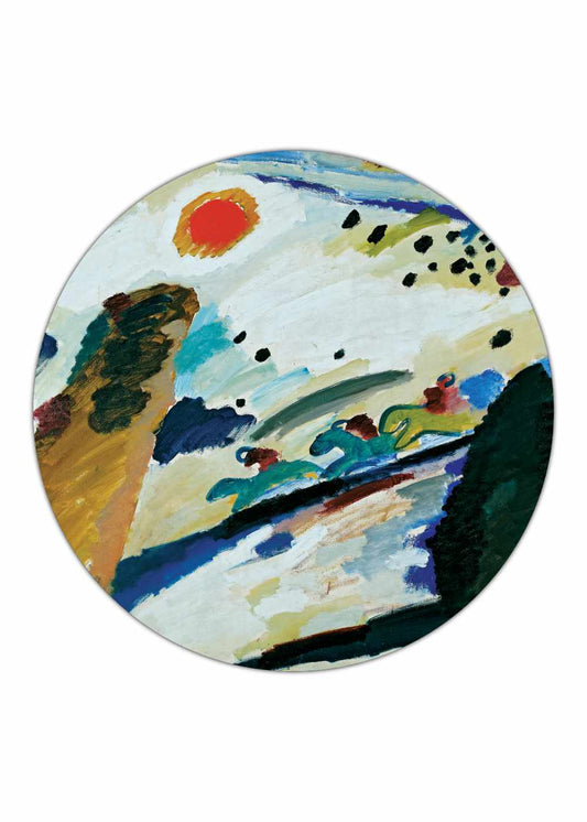 Romantisch landschap - Wassily Kandinsky