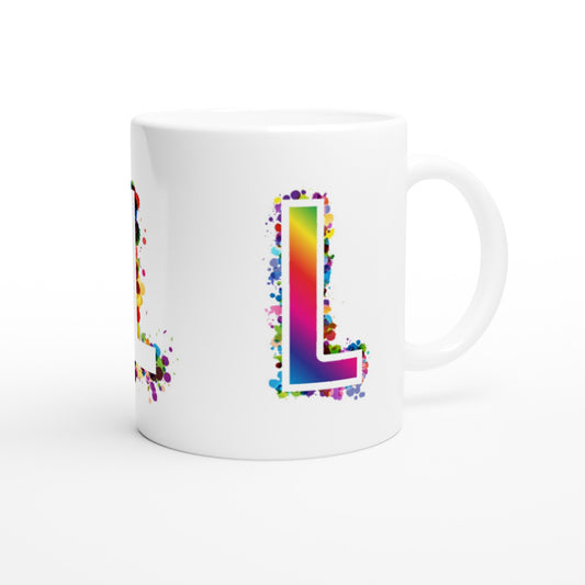 Letter L - Disco Mok - Beker