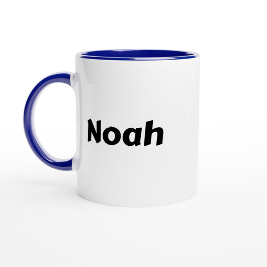Noah naam cadeau mok - beker - kado collega - moederdag - verjaardag - persoonlijke voornaam mok werknemer - collega | Beker in verschillende kleuren!