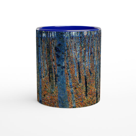 Gustav Klimt mok - Cadeau - Nadelwald I Mok | Beker in verschillende kleuren!