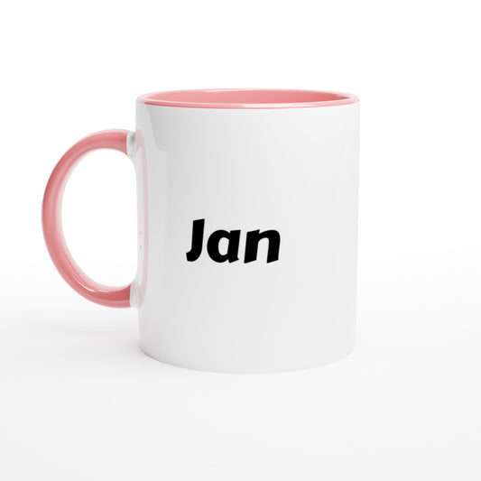 Jan naam cadeau mok - beker - kado collega - moederdag - verjaardag - persoonlijke voornaam mok werknemer - collega | Beker in verschillende kleuren!