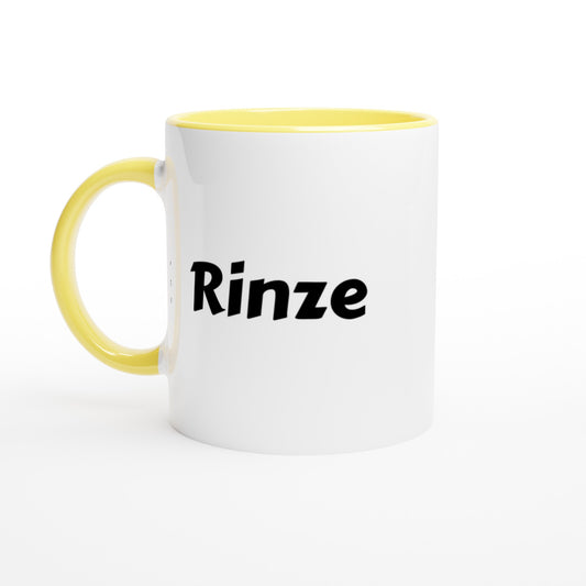 Rinze voornaam mok - beker - kado collega - verjaardag - persoonlijke naam collega - cadeau beker in verschillende kleuren!