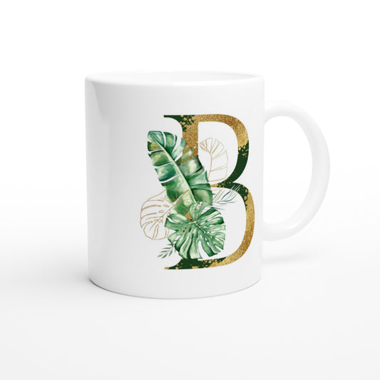Letter B - Gold Mok - Beker