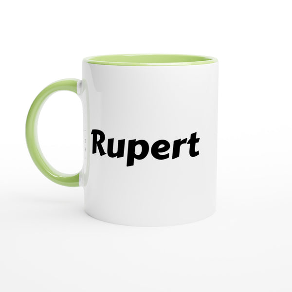 Rupert voornaam mok - beker - kado collega - verjaardag - persoonlijke naam collega - cadeau beker in verschillende kleuren!