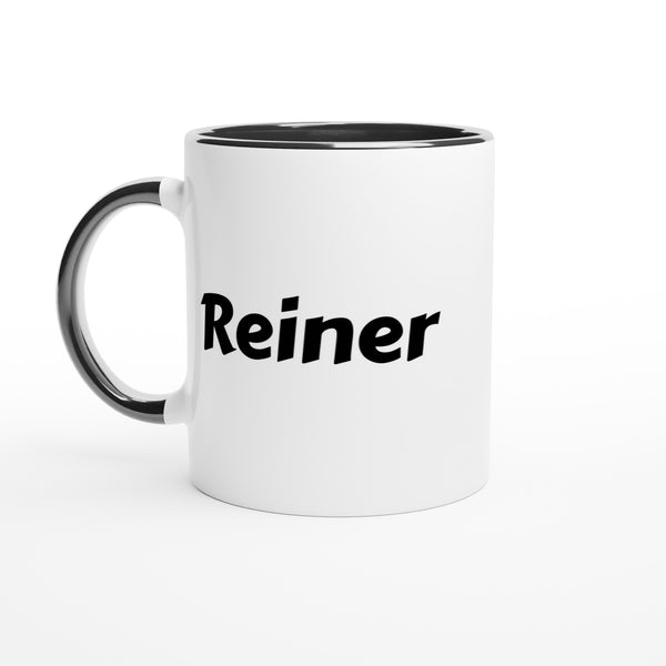 Reiner voornaam mok - beker - kado collega - verjaardag - persoonlijke naam collega - cadeau beker in verschillende kleuren!