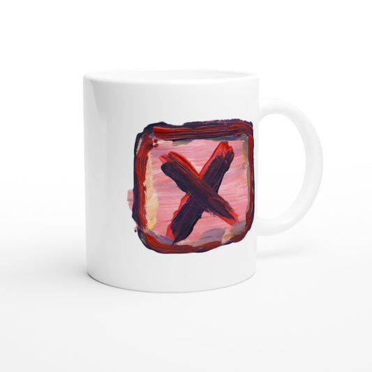 Letter X - Paint Mok - Beker