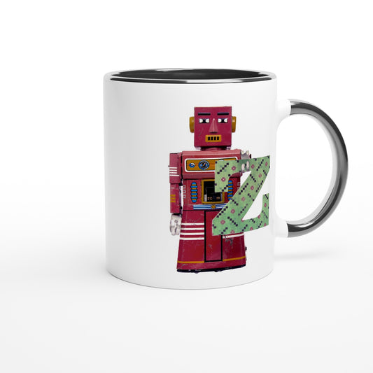 Letter Z - Robot Mok | Meerdere kleuren!