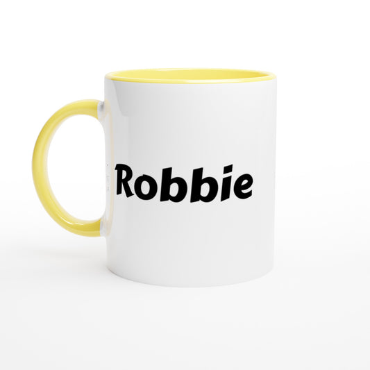 Robbie voornaam mok - beker - kado collega - verjaardag - persoonlijke naam collega - cadeau beker in verschillende kleuren!