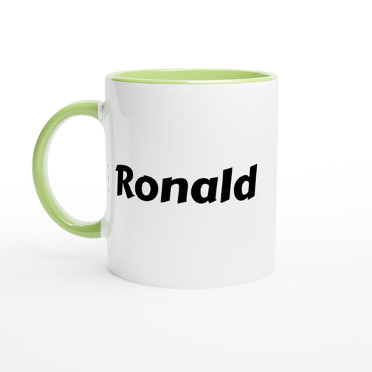 Ronald mok - beker - kado collega - verjaardag - persoonlijke naam collega - cadeau beker in verschillende kleuren!