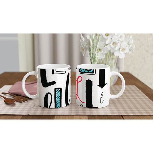 Letter L - Mok - Beker