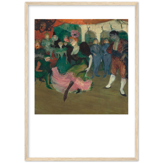 The Bolero - Henri de Toulouse-Lautrec | poster | mat papier | houten lijst