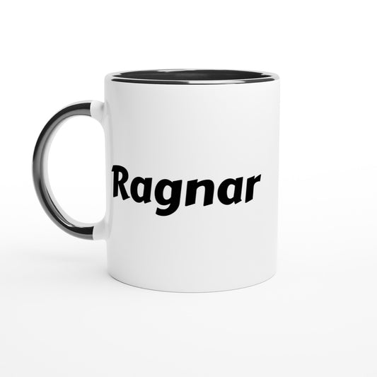 Ragnar voornaam mok - beker - kado collega - verjaardag - persoonlijke naam collega - cadeau beker in verschillende kleuren!