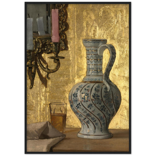 Pitcher and a Glass - Otto H. Bacher | poster | mat papier | houten lijst