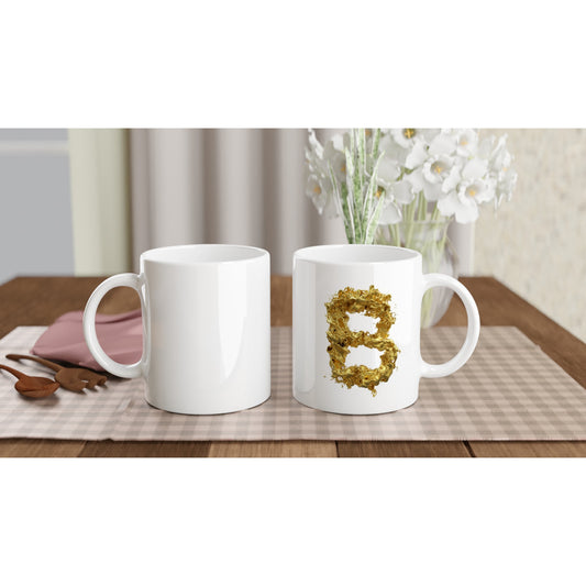 Letter B - Gold Mok - Beker