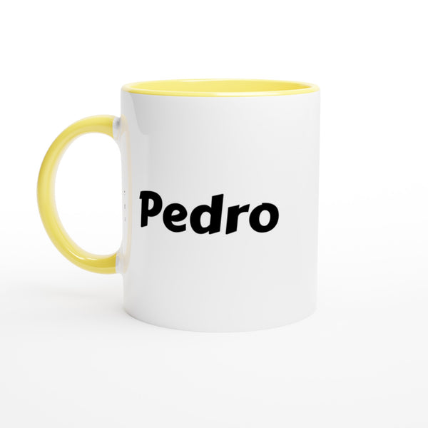 Pedro voornaam mok - beker - kado collega - verjaardag - persoonlijke naam collega - cadeau beker in verschillende kleuren!