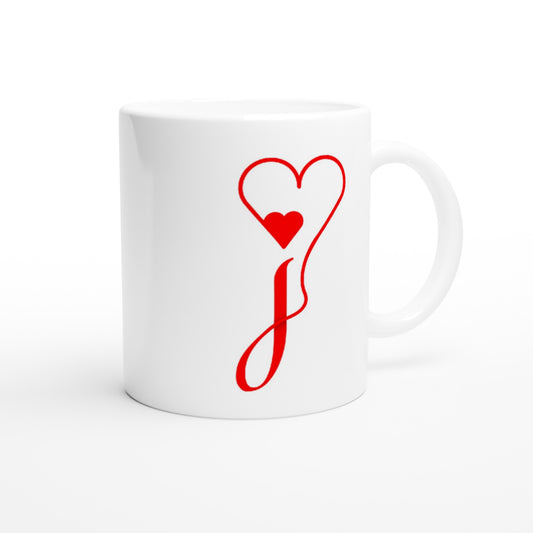 Letter J - Love Mok - Beker