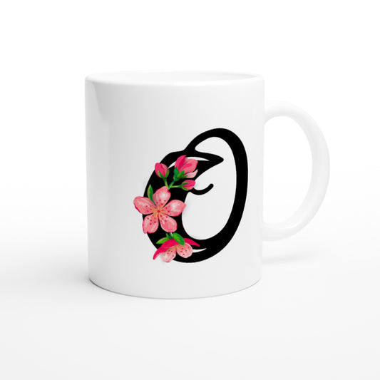 Letter O - Flower Mok - Beker