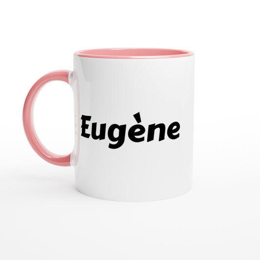 Eugène naam cadeau mok - beker - kado collega - moederdag - verjaardag - persoonlijke voornaam mok werknemer - collega | Beker in verschillende kleuren!