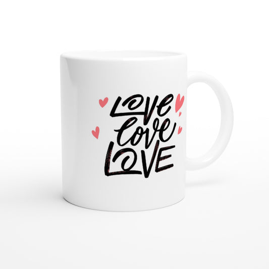 Love love love - Valentijnscadeau Mok - Beker