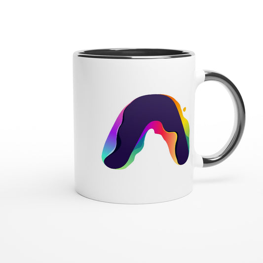 Letter A - Splashing Wave Mok | Meerdere kleuren!