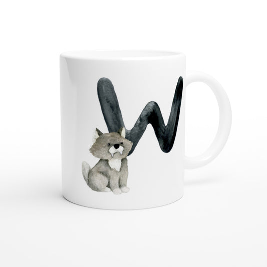 Letter W - Wolf Mok - Beker