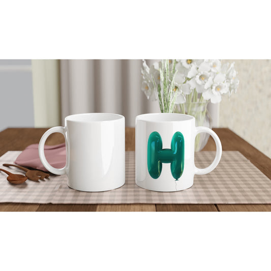 Letter H - Ballon Mok - Beker