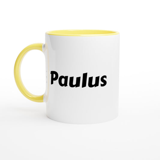 Paulus voornaam mok - beker - kado collega - verjaardag - persoonlijke naam collega - cadeau beker in verschillende kleuren!