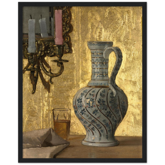 Pitcher and a Glass - Otto H. Bacher | poster | mat papier | houten lijst