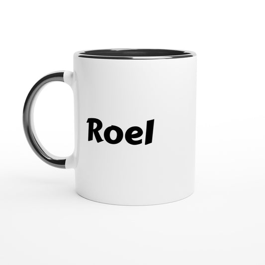 Roel voornaam mok - beker - kado collega - verjaardag - persoonlijke naam collega - cadeau beker in verschillende kleuren!