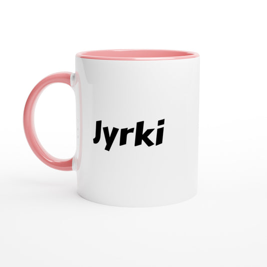 Jyrki naam cadeau mok - beker - kado collega - moederdag - verjaardag - persoonlijke voornaam mok werknemer - collega | Beker in verschillende kleuren!
